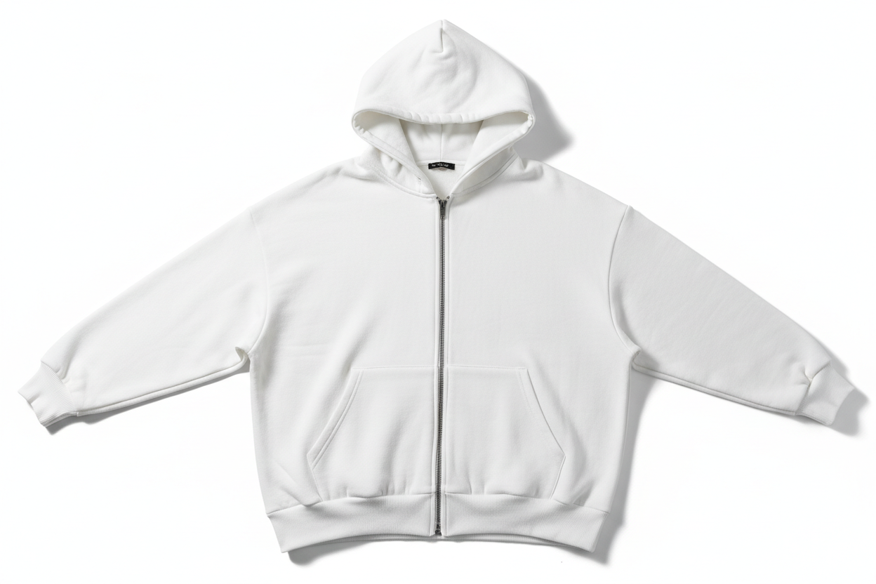 Oversized Zip-Up Hoodie
