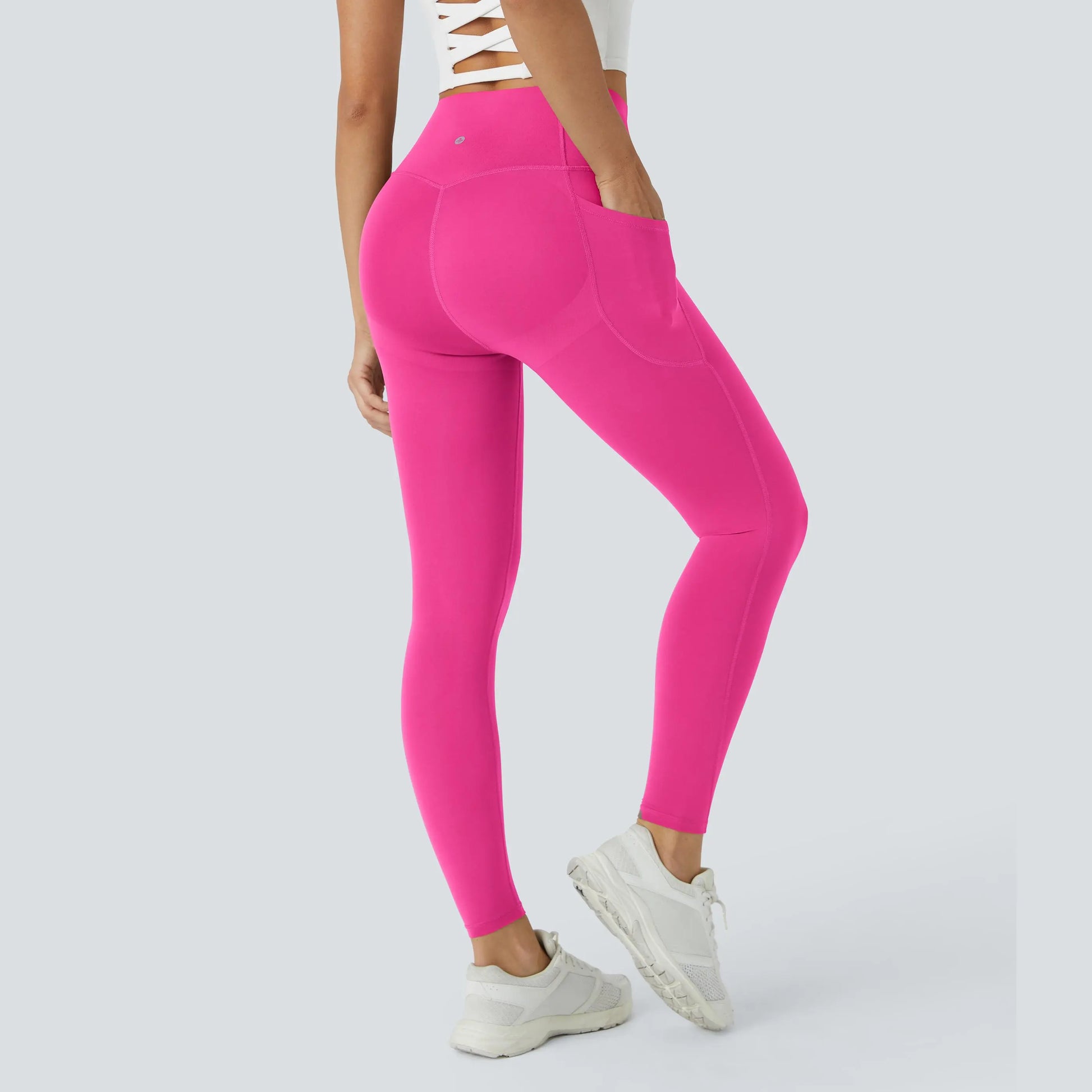 High-Waisted Butt Lifting Leggings – Tummy Control, Pockets, Shaping Workout Wear