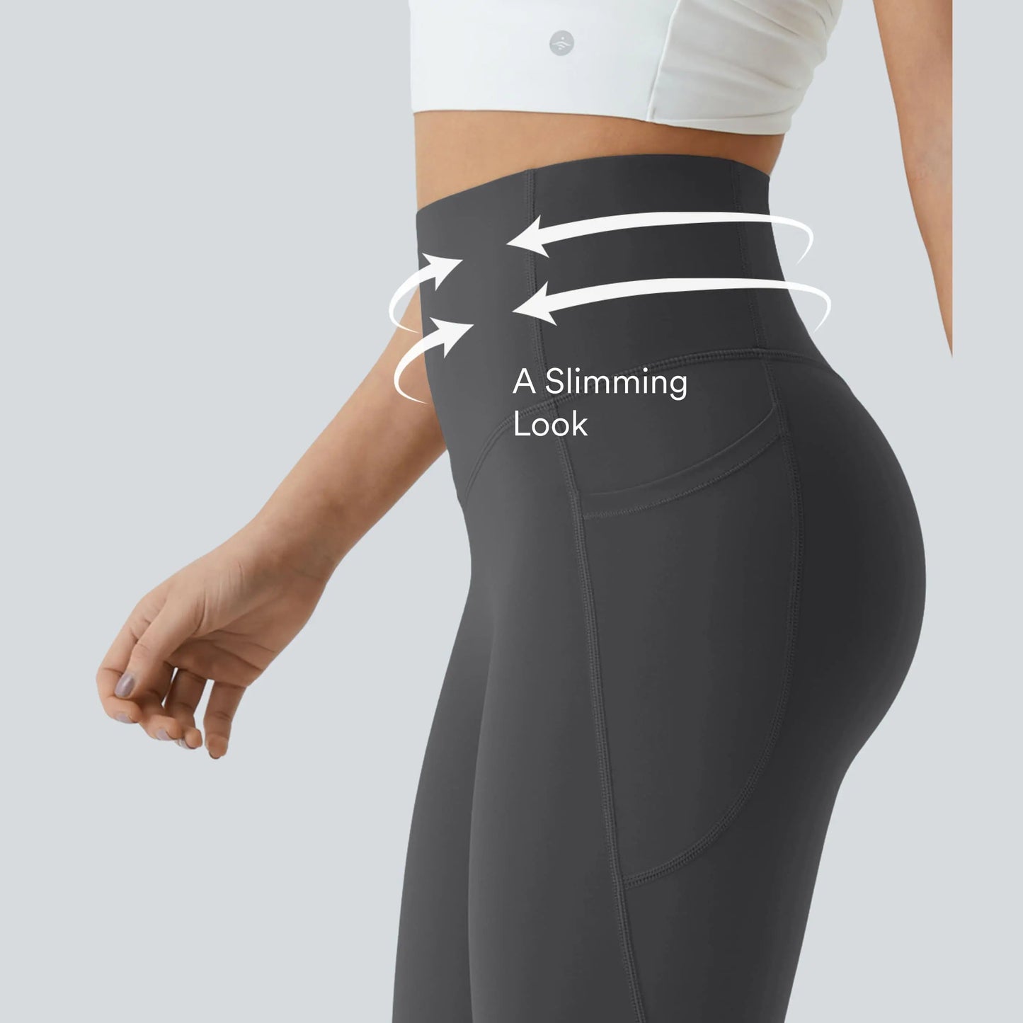 High-Waisted Butt Lifting Leggings – Tummy Control, Pockets, Shaping Workout Wear