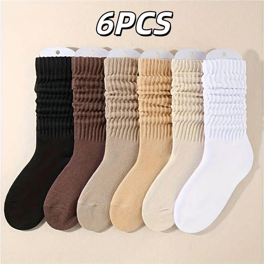 Women's 6-Pack Crew Socks