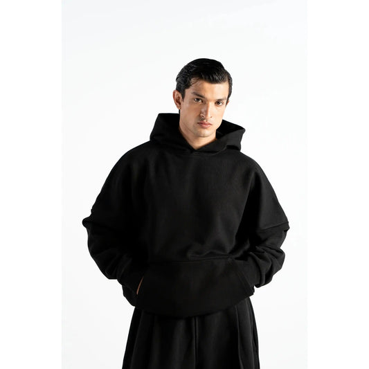 520GSM Heavyweight Boxy Hoodie – Organic Cotton, Oversized Unisex