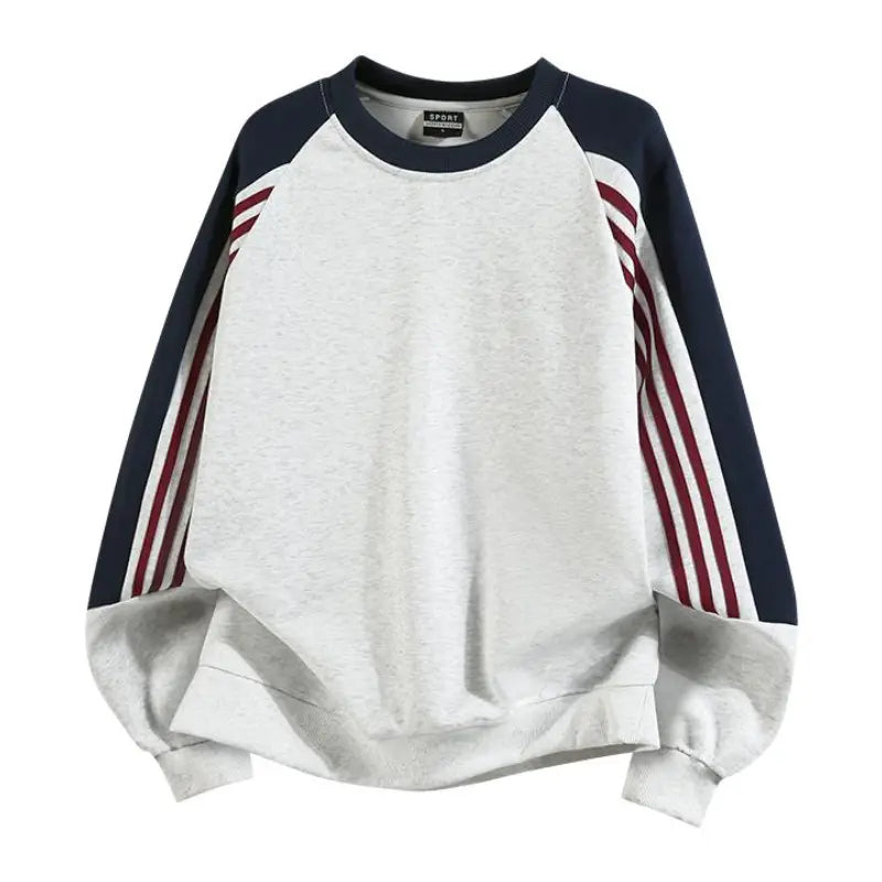 Heavyweight Color-Block Crewneck Sweatshirt
