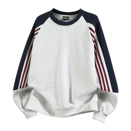 Heavyweight Color-Block Crewneck Sweatshirt