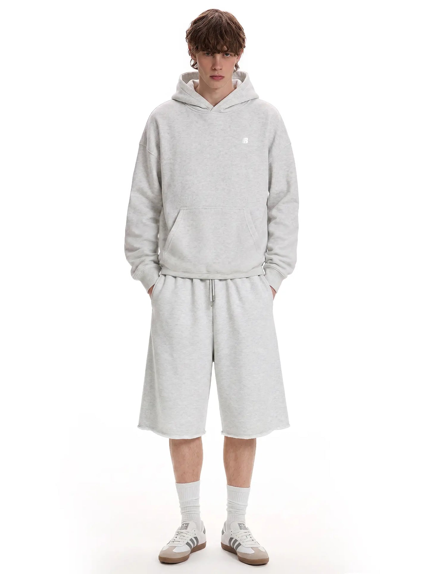 Y2K Baggy Joggers – 3/4 Sweatpants, Fleece, Wide Leg, Streetwear