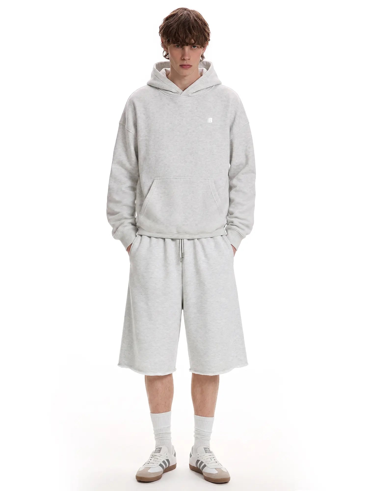 Y2K Baggy Joggers – 3/4 Sweatpants, Fleece, Wide Leg, Streetwear