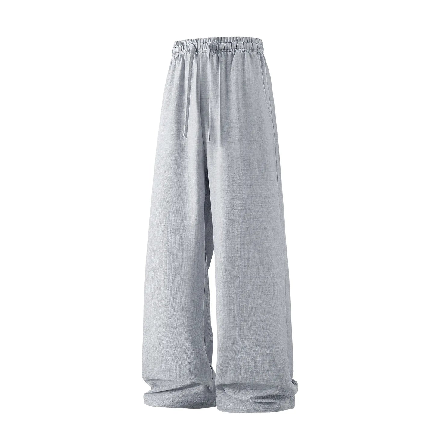 Men's Lightweight Casual Retro Pants – Loose Fit, Drawstring Tie