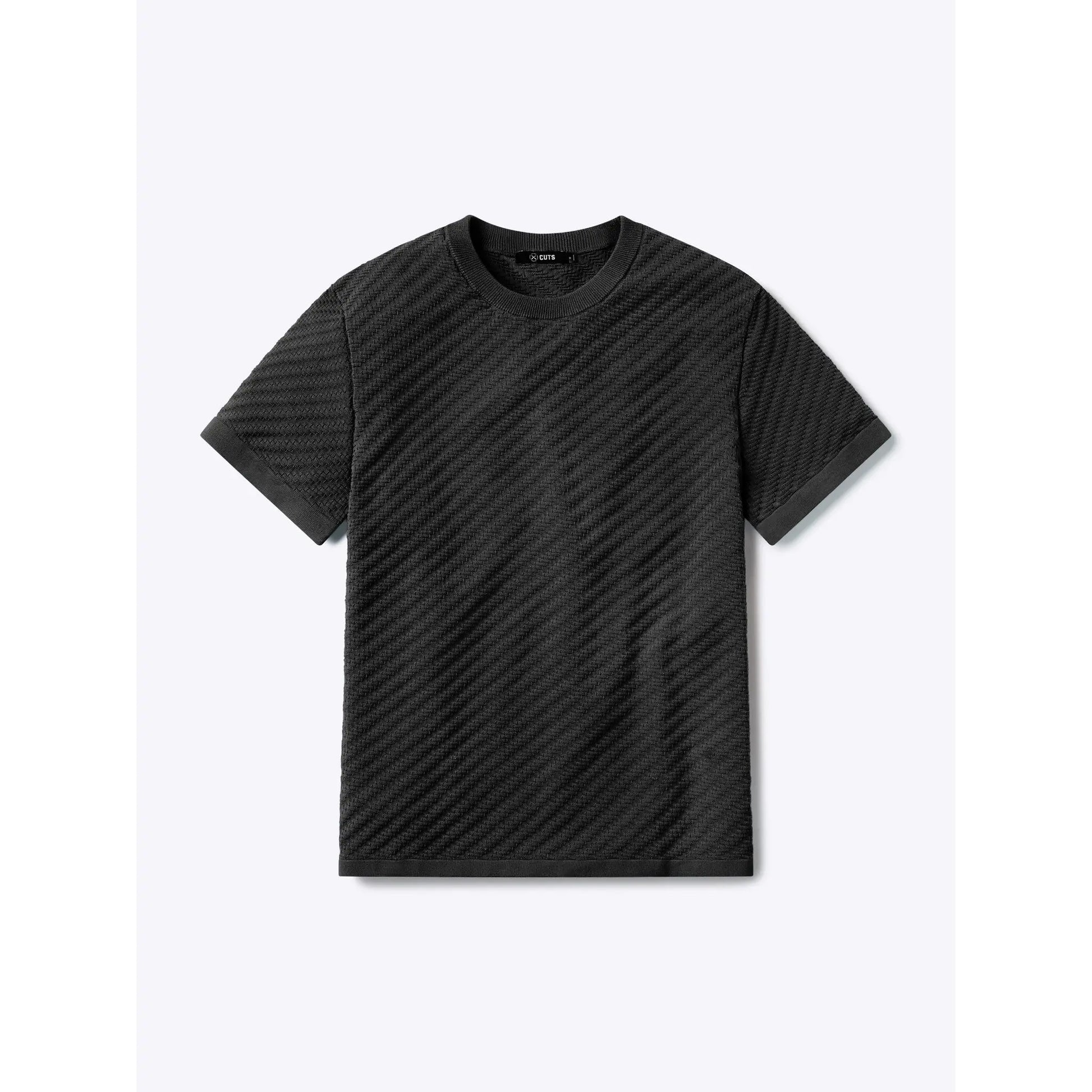 Men's Knit Crew Neck Tee – Lightweight Cotton Blend