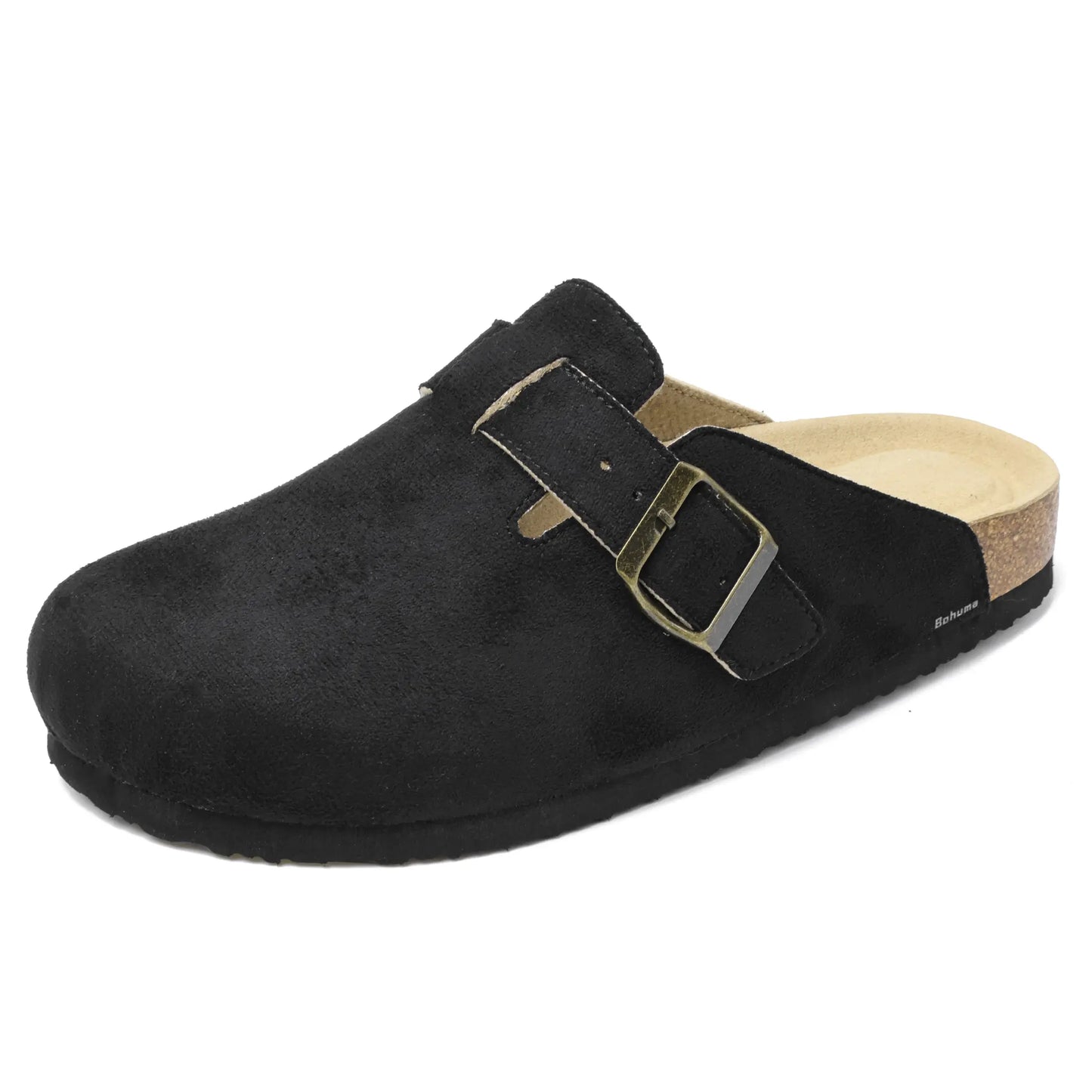 Men's Cork Footbed Suede Clogs