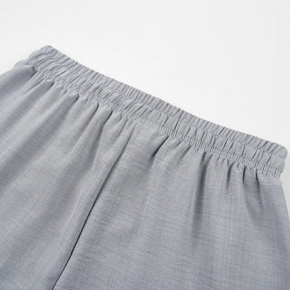 Men's Lightweight Casual Retro Pants – Loose Fit, Drawstring Tie