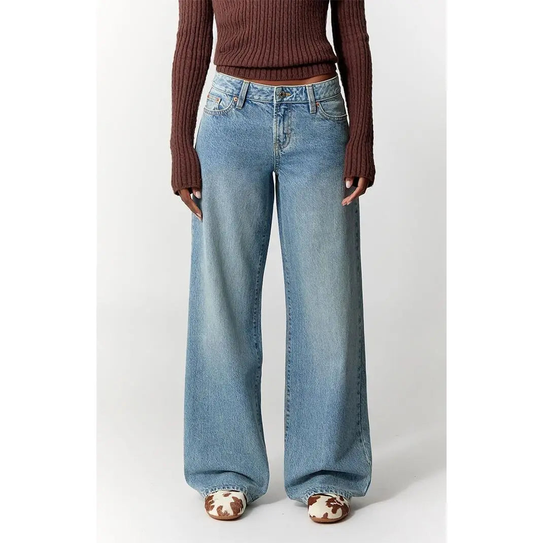 Women's Low Rise Baggy Jeans