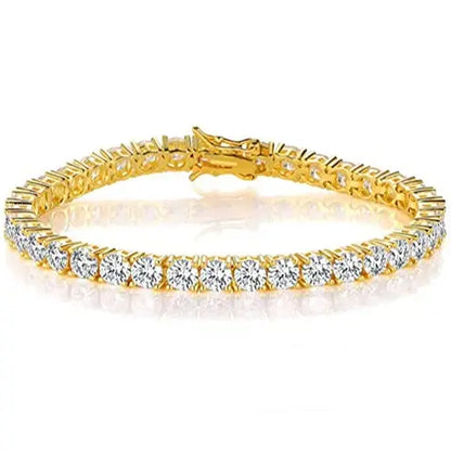 Classic Tennis Bracelet – 4mm Cubic Zirconia