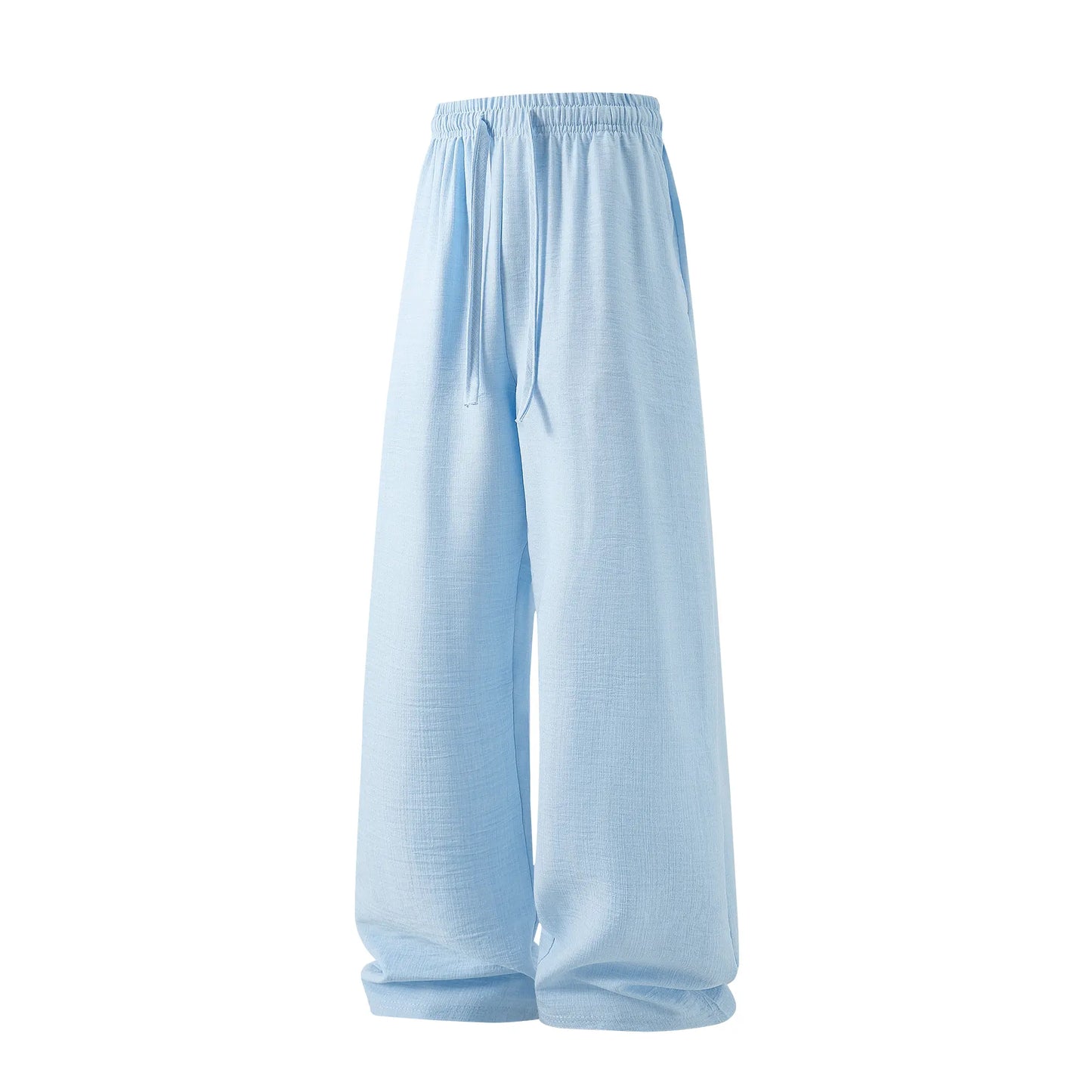 Men's Lightweight Casual Retro Pants – Loose Fit, Drawstring Tie