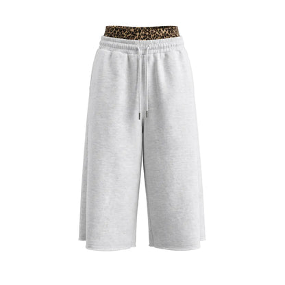 Y2K Baggy Joggers – 3/4 Sweatpants, Fleece, Wide Leg, Streetwear