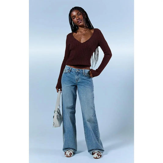 Women's Low Rise Baggy Jeans