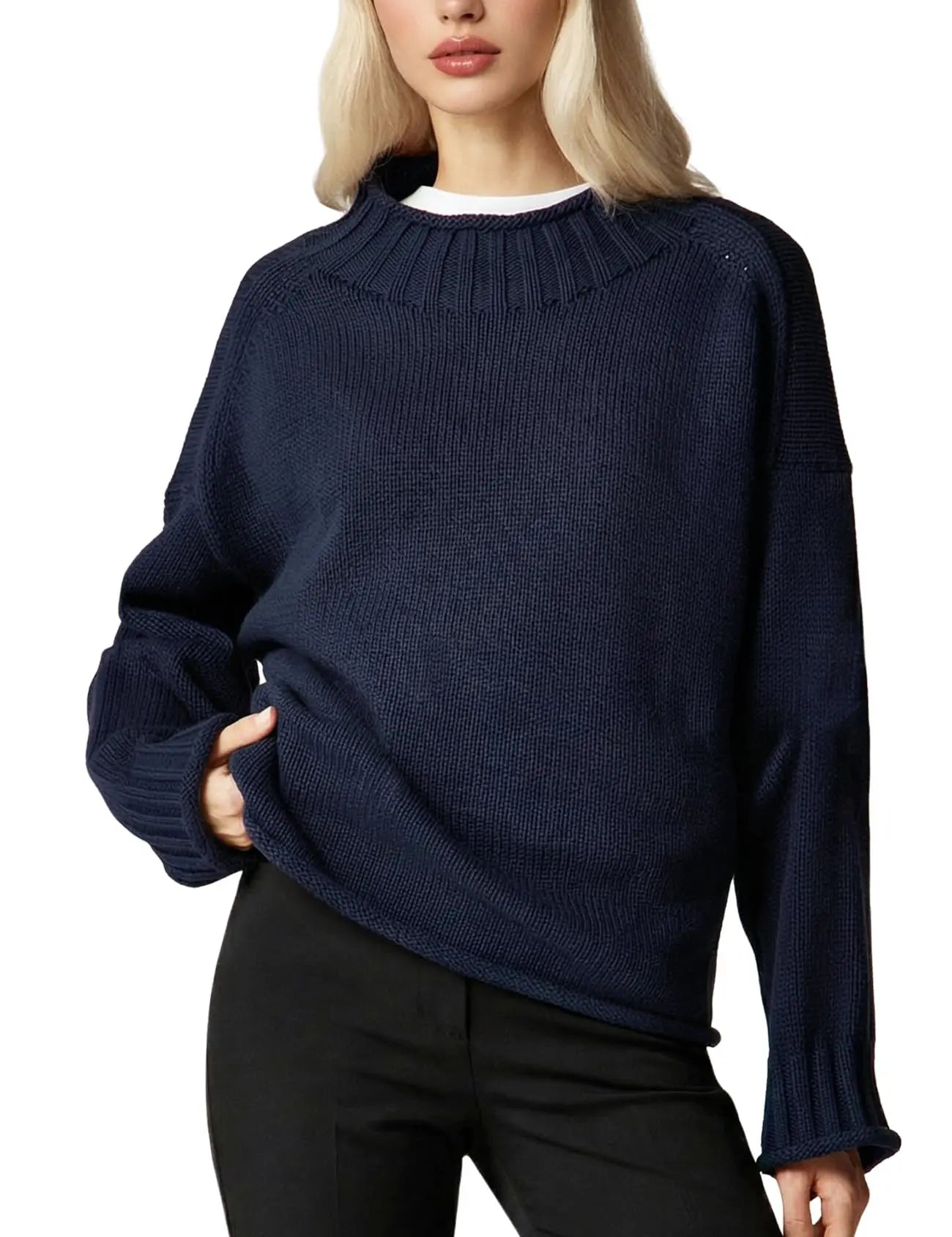 Women's Chunky Cable Knit Pullover