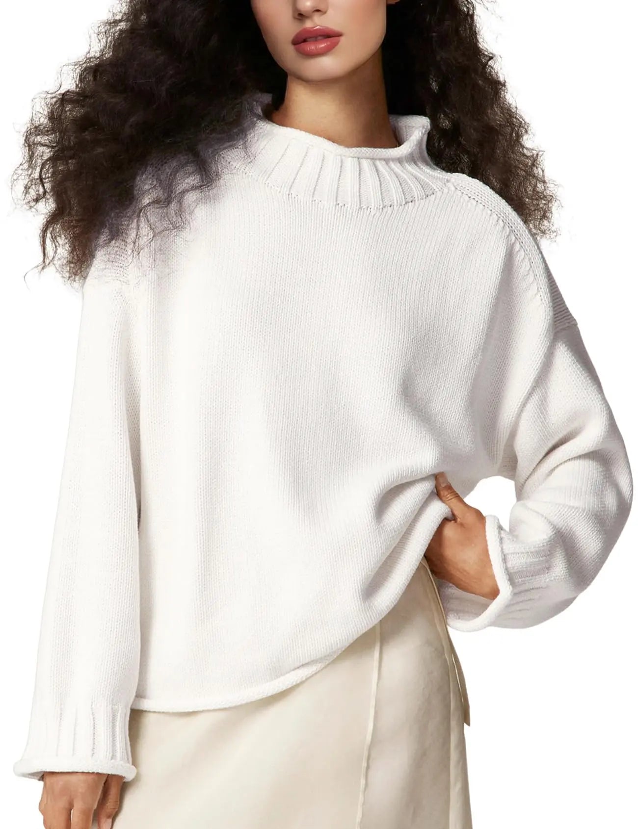 Women's Chunky Cable Knit Pullover