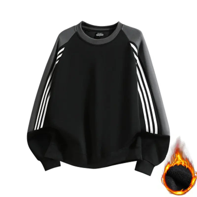 Heavyweight Color-Block Crewneck Sweatshirt