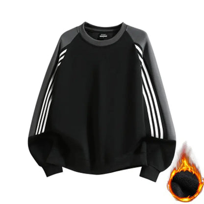 Heavyweight Color-Block Crewneck Sweatshirt
