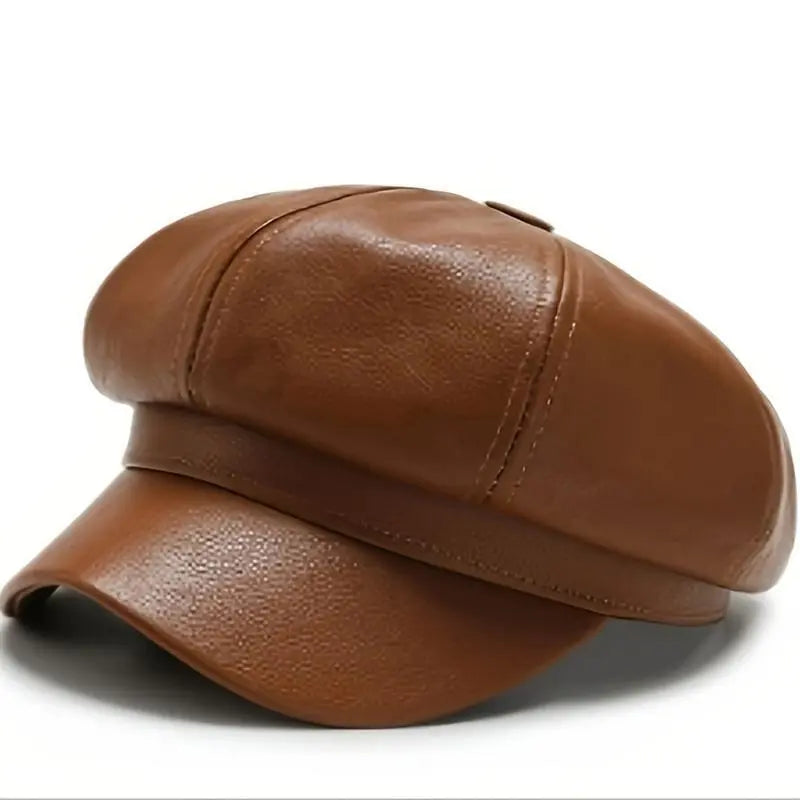 Octagonal Newsboy Beret