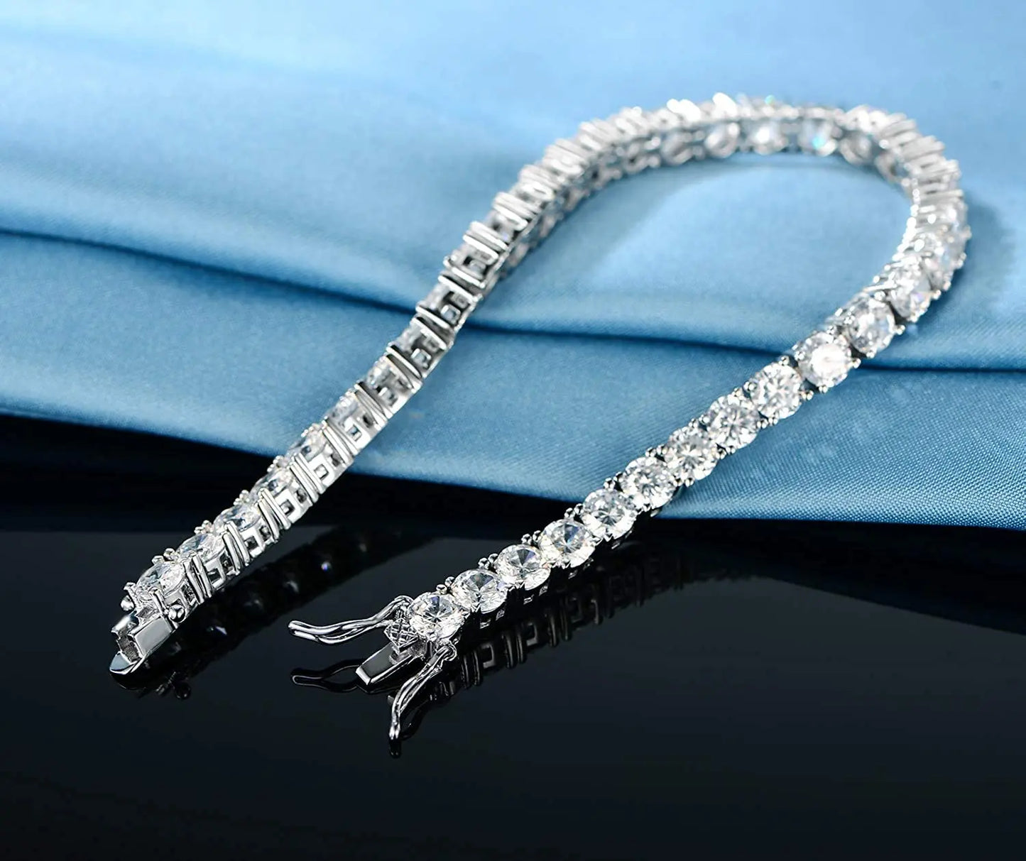 Classic Tennis Bracelet – 4mm Cubic Zirconia