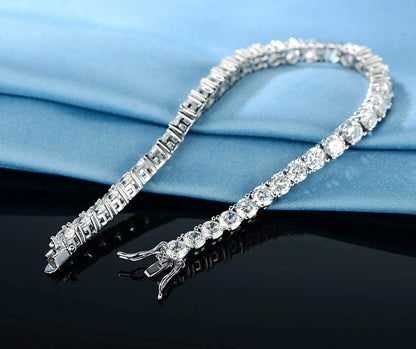 Classic Tennis Bracelet – 4mm Cubic Zirconia