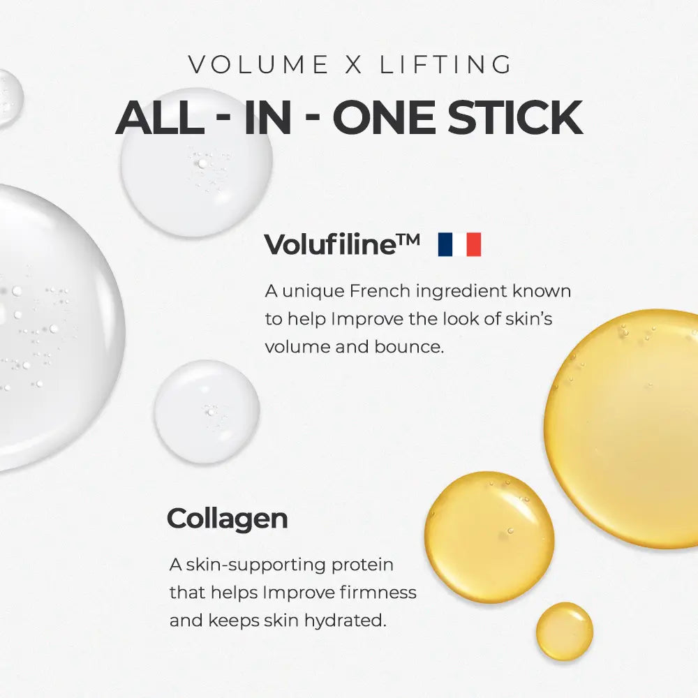Color-Changing Cream Stick Foundation – Collagen Capsules, Ultra-Fine Bristles