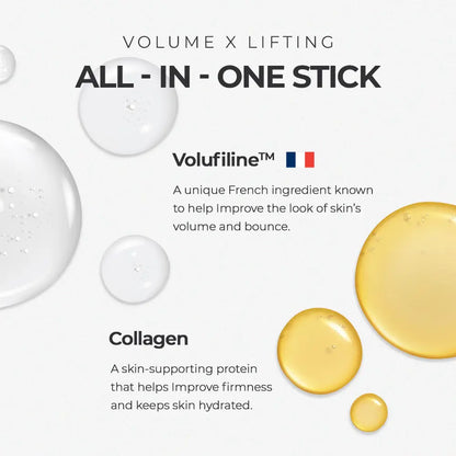 Color-Changing Cream Stick Foundation – Collagen Capsules, Ultra-Fine Bristles