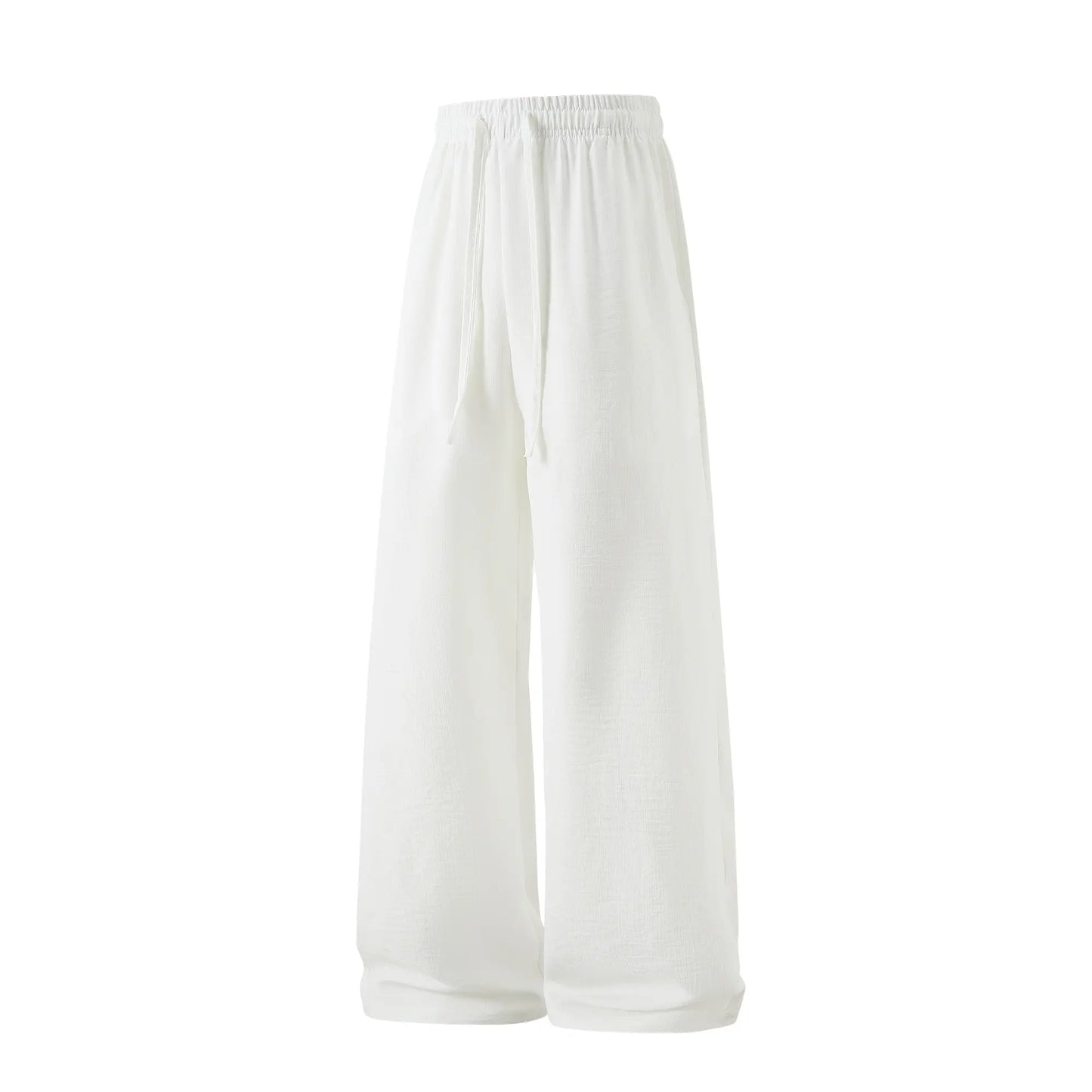 Men's Lightweight Casual Retro Pants – Loose Fit, Drawstring Tie