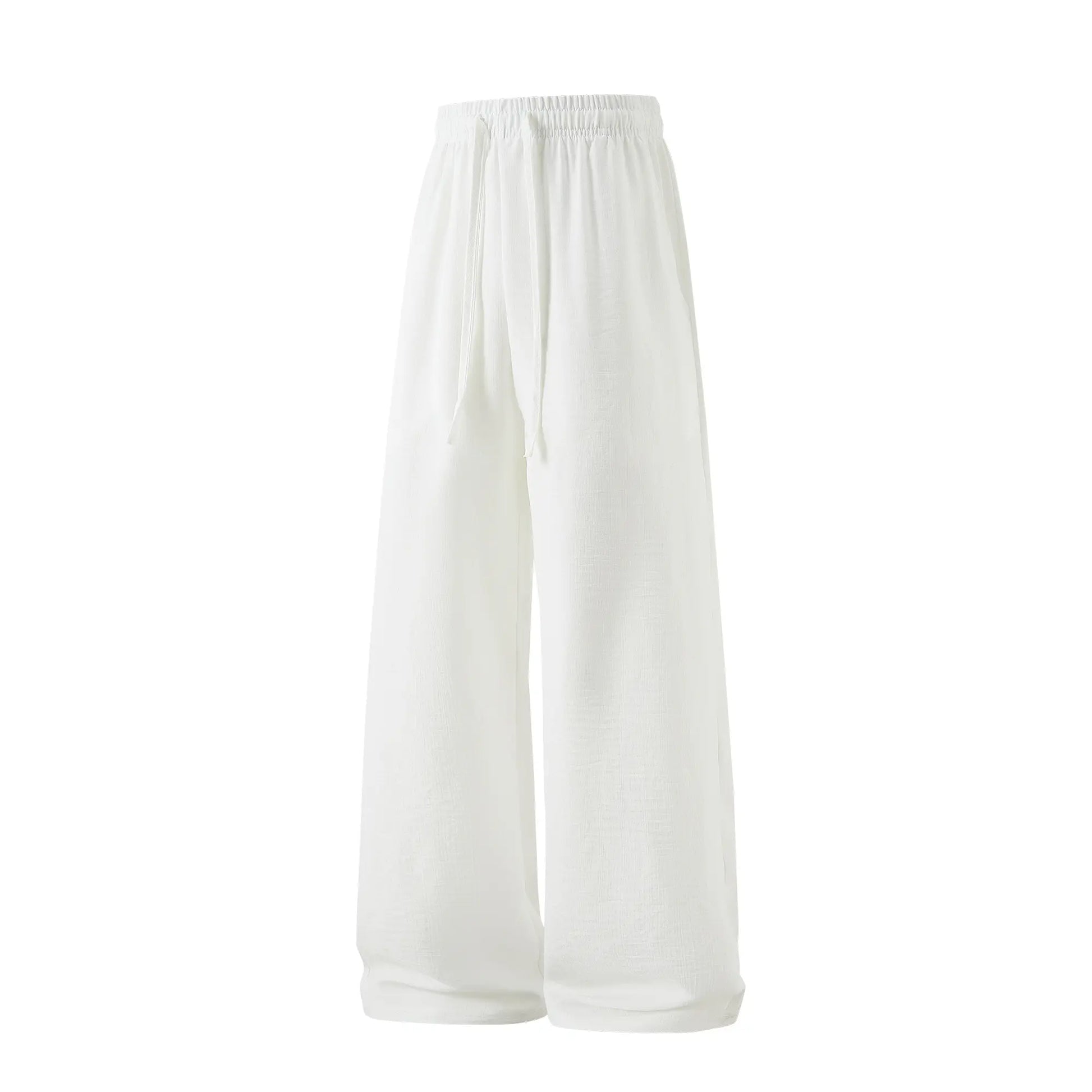 Men's Lightweight Casual Retro Pants – Loose Fit, Drawstring Tie