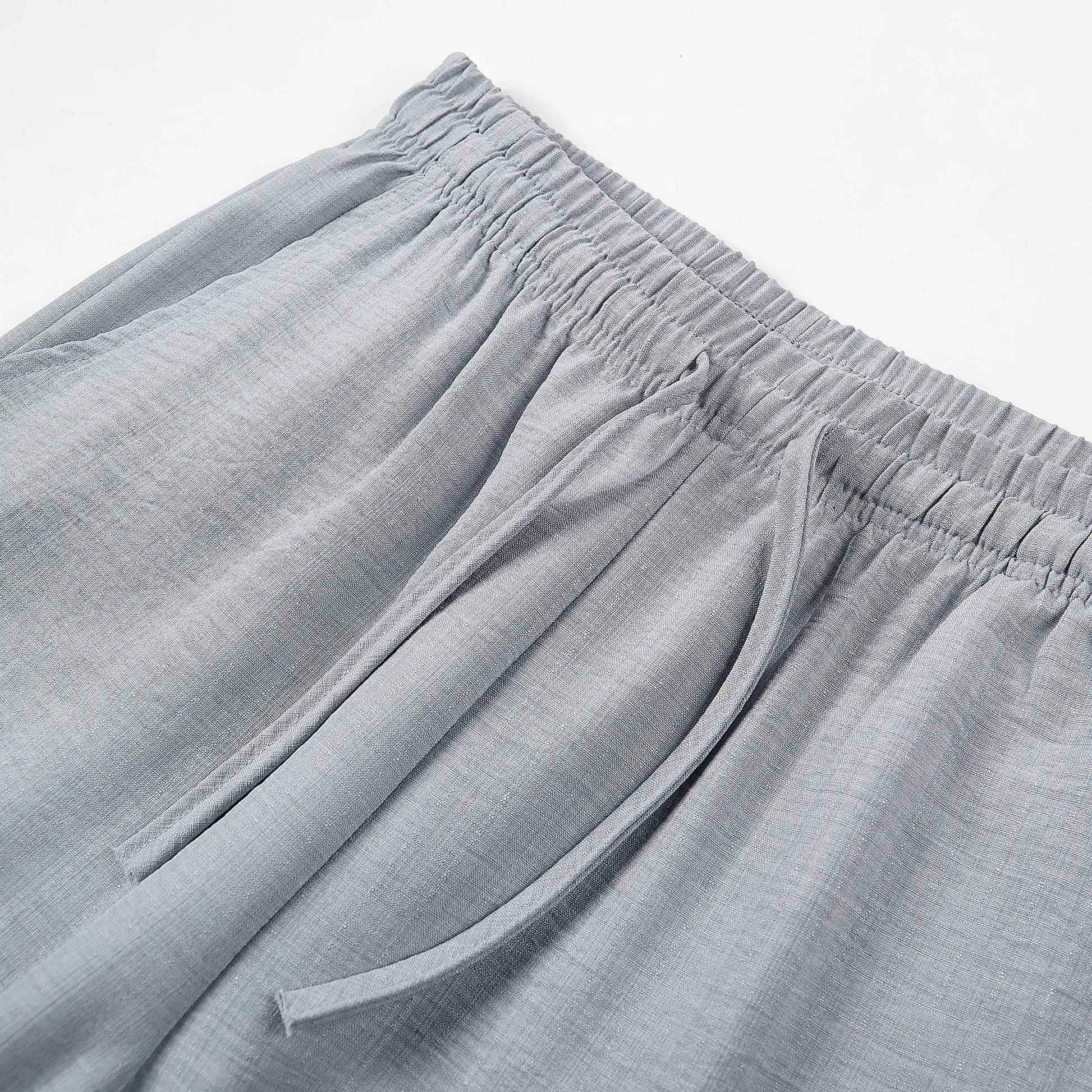 Men's Lightweight Casual Retro Pants – Loose Fit, Drawstring Tie