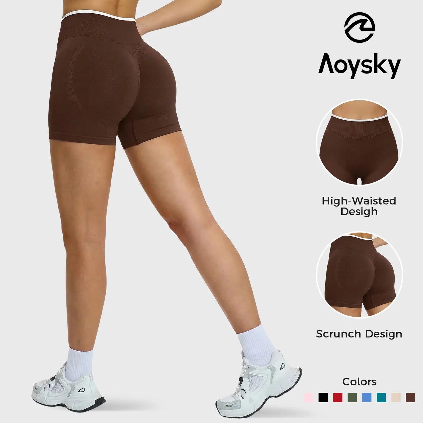 Women's High Waisted Biker Shorts