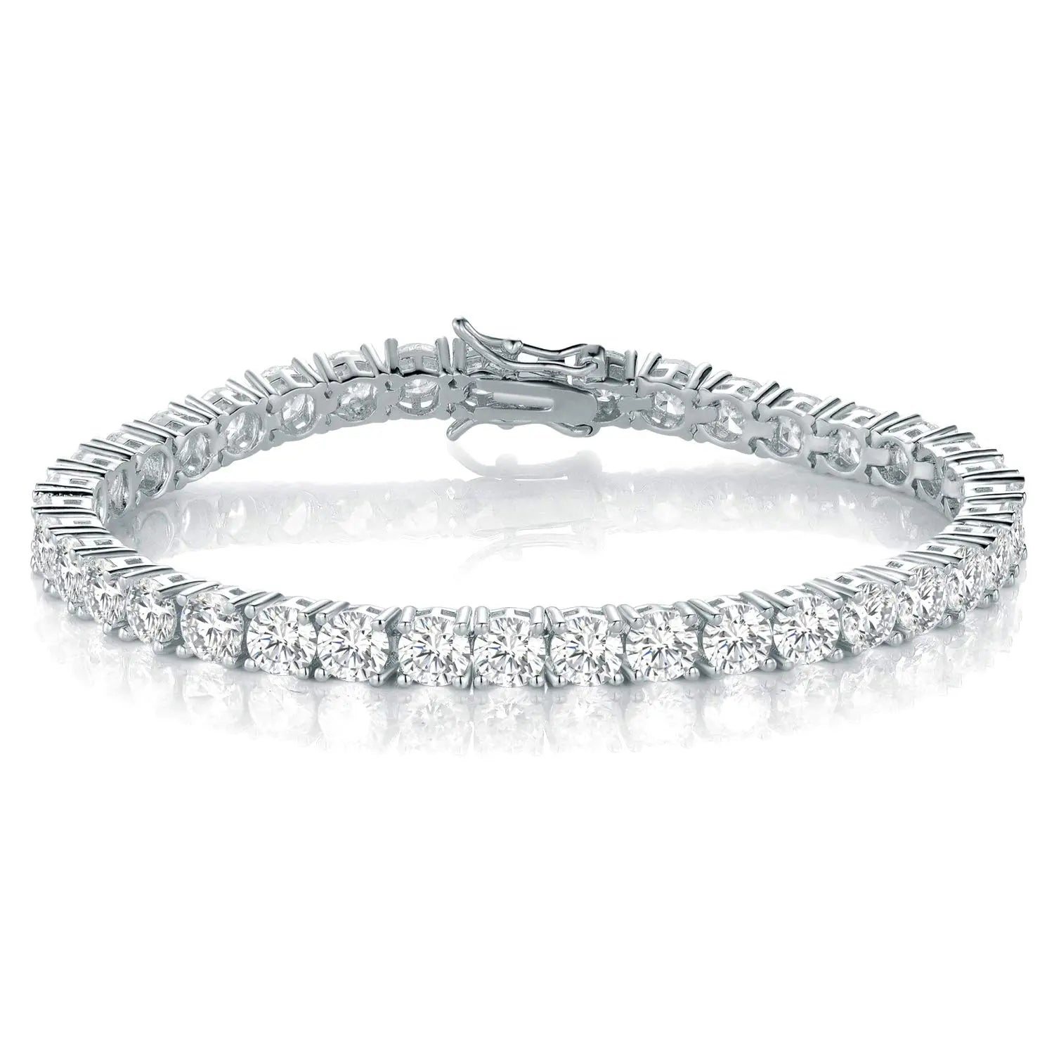 Classic Tennis Bracelet – 4mm Cubic Zirconia