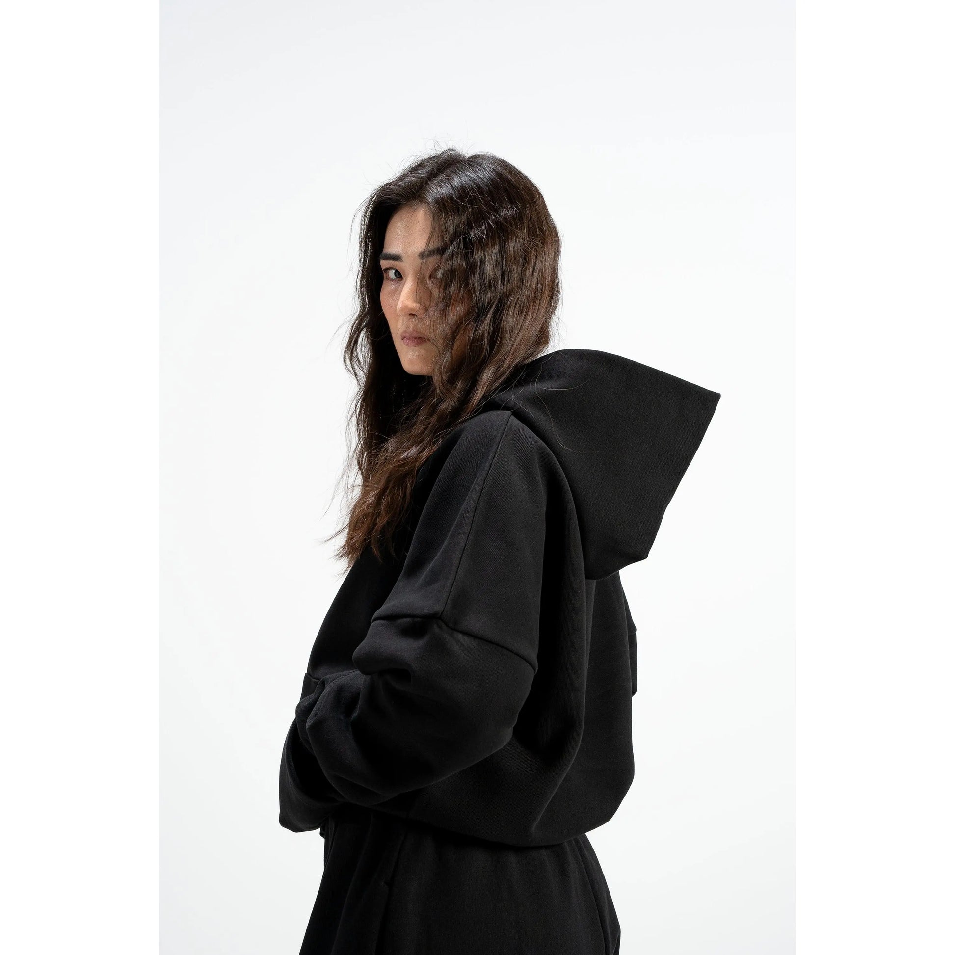 520GSM Heavyweight Boxy Hoodie – Organic Cotton, Oversized Unisex