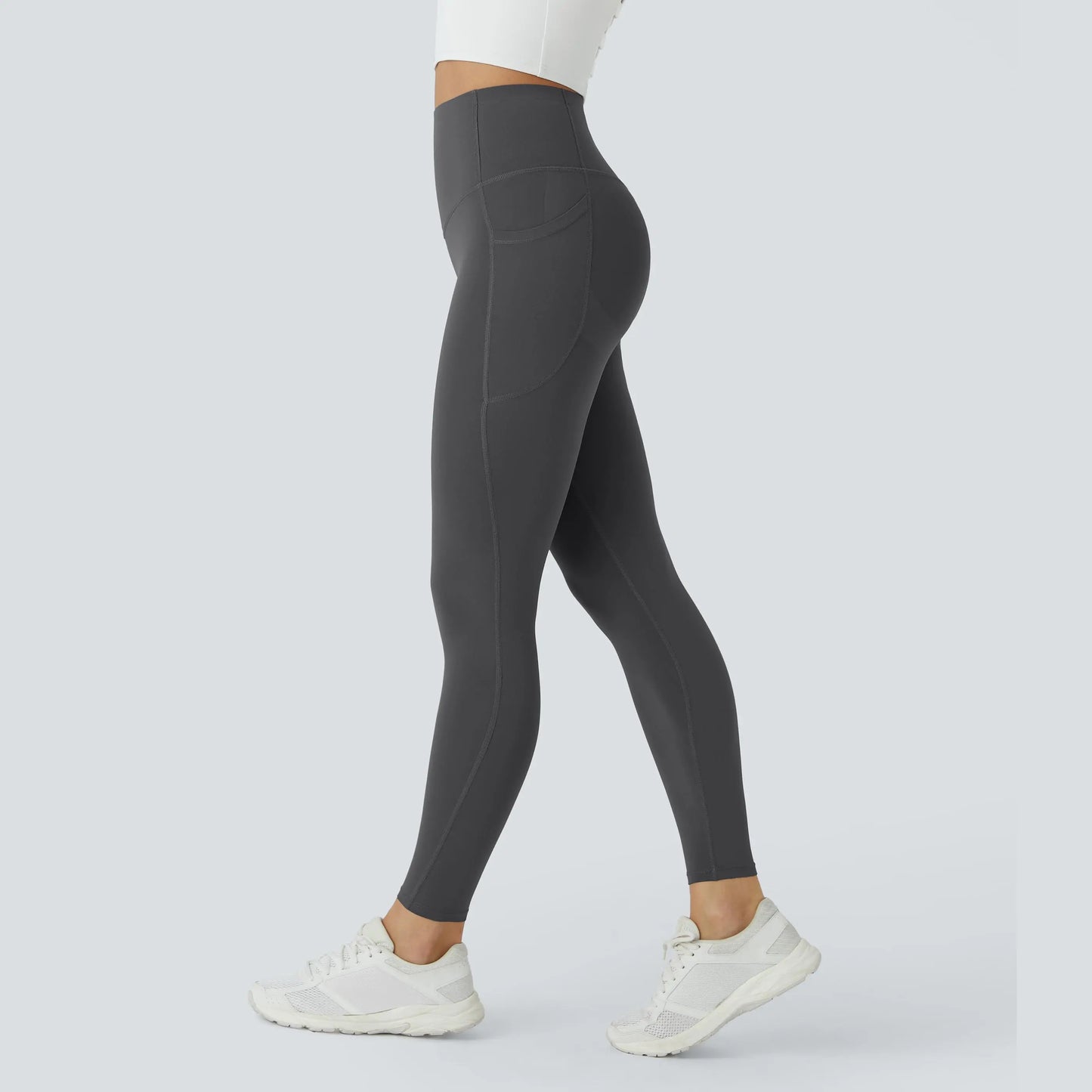 High-Waisted Butt Lifting Leggings – Tummy Control, Pockets, Shaping Workout Wear