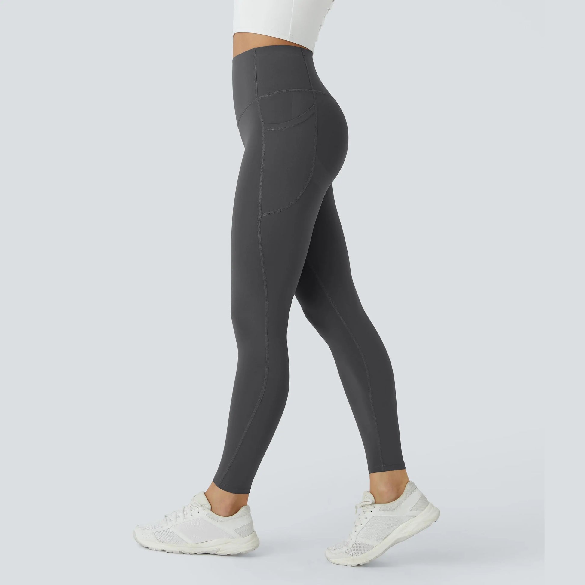 High-Waisted Butt Lifting Leggings – Tummy Control, Pockets, Shaping Workout Wear