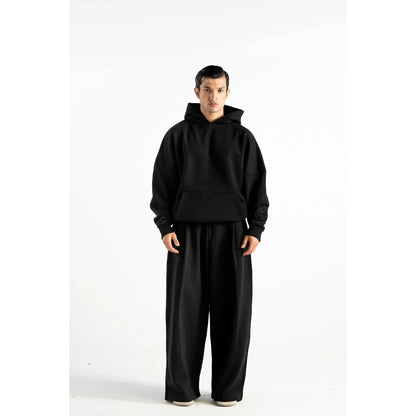 520GSM Heavyweight Boxy Hoodie – Organic Cotton, Oversized Unisex