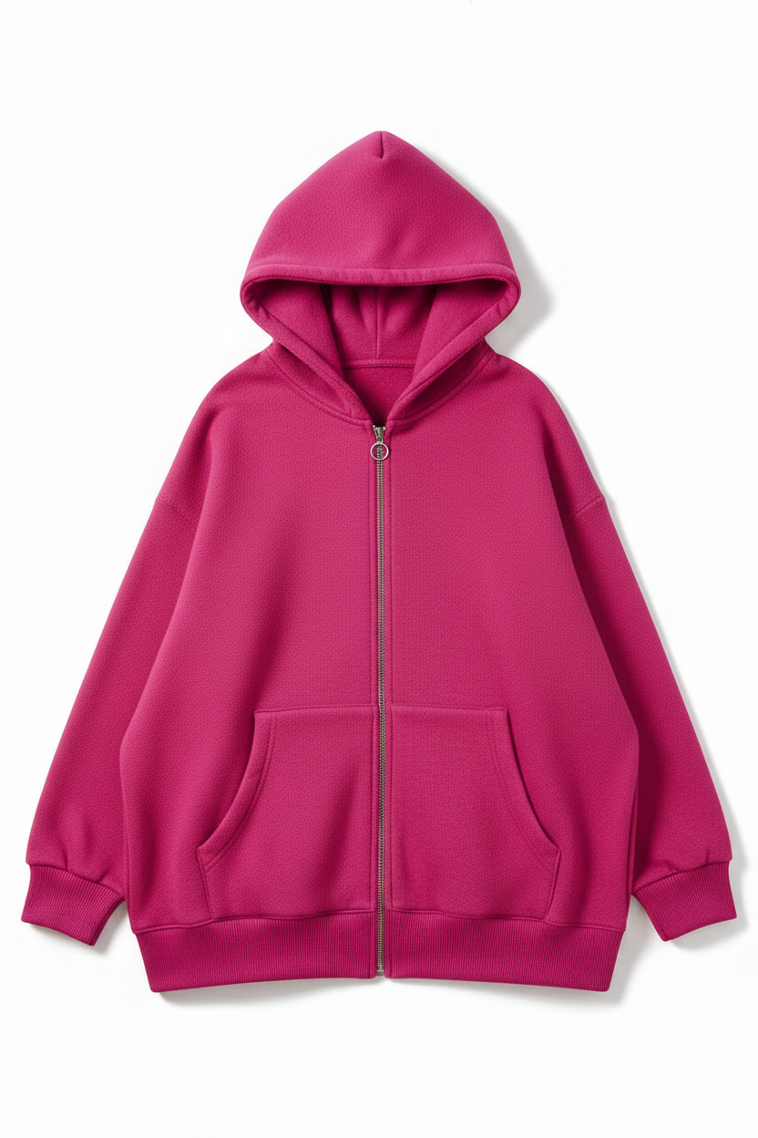 Oversized Zip-Up Hoodie