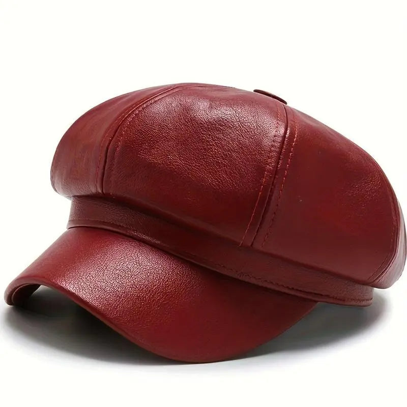 Octagonal Newsboy Beret