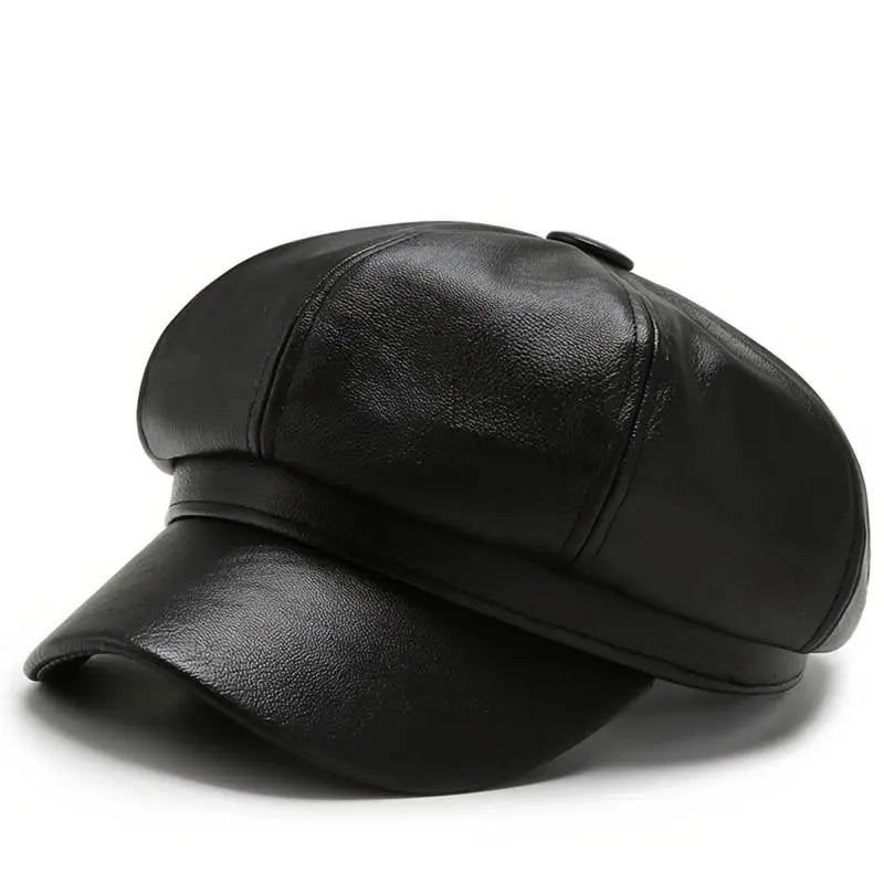 Octagonal Newsboy Beret