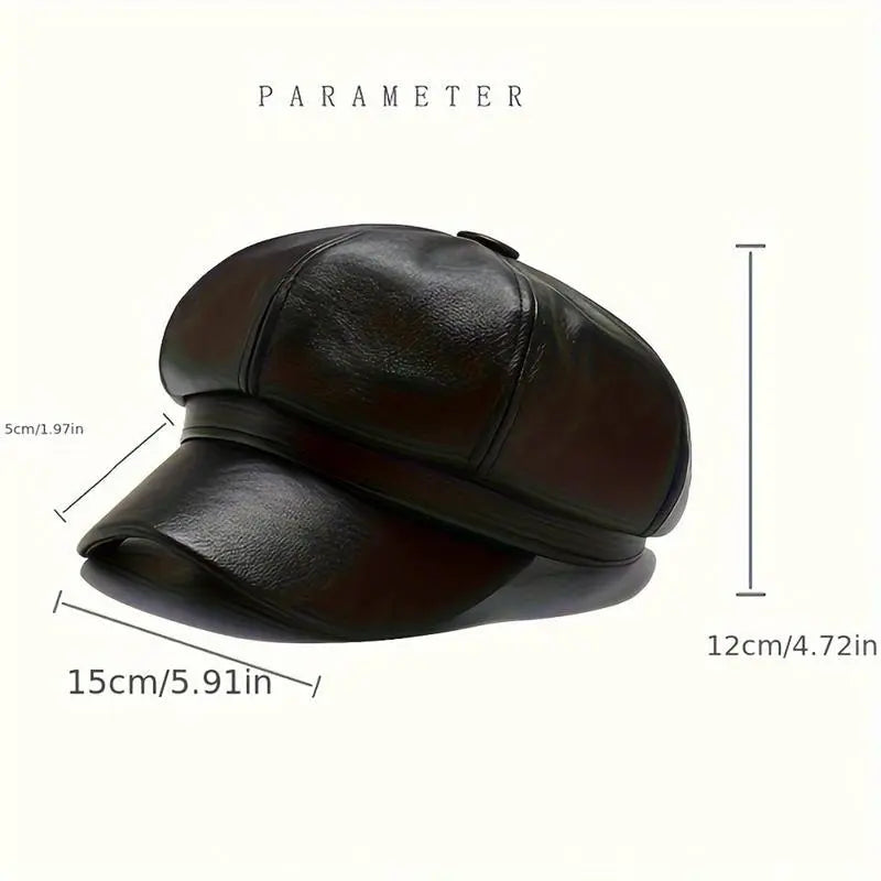Octagonal Newsboy Beret
