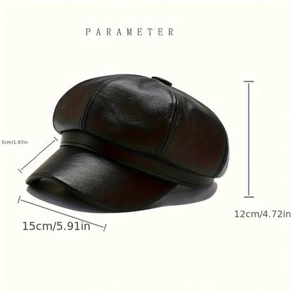 Octagonal Newsboy Beret