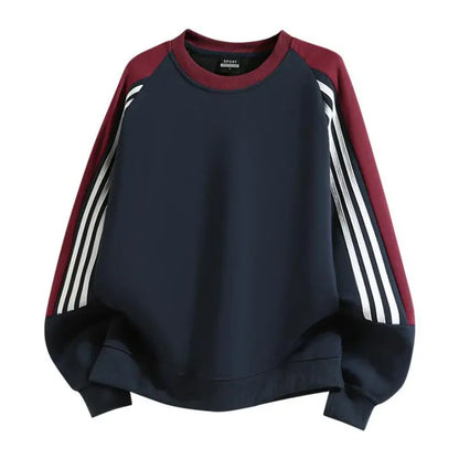 Heavyweight Color-Block Crewneck Sweatshirt