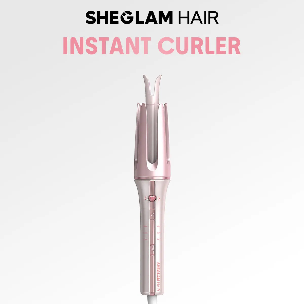 Automatic Curling Iron – 3 Barrel Sizes, 3-Level Temp, Ceramic Coating