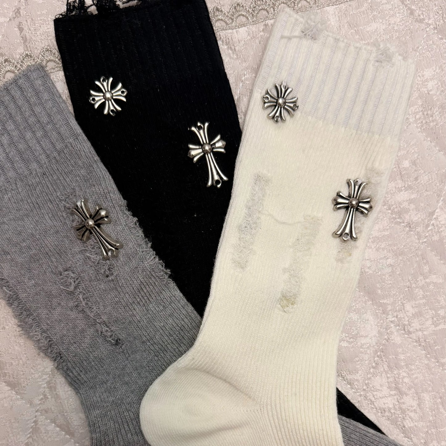 Y2K Grunge Mid-Calf Socks