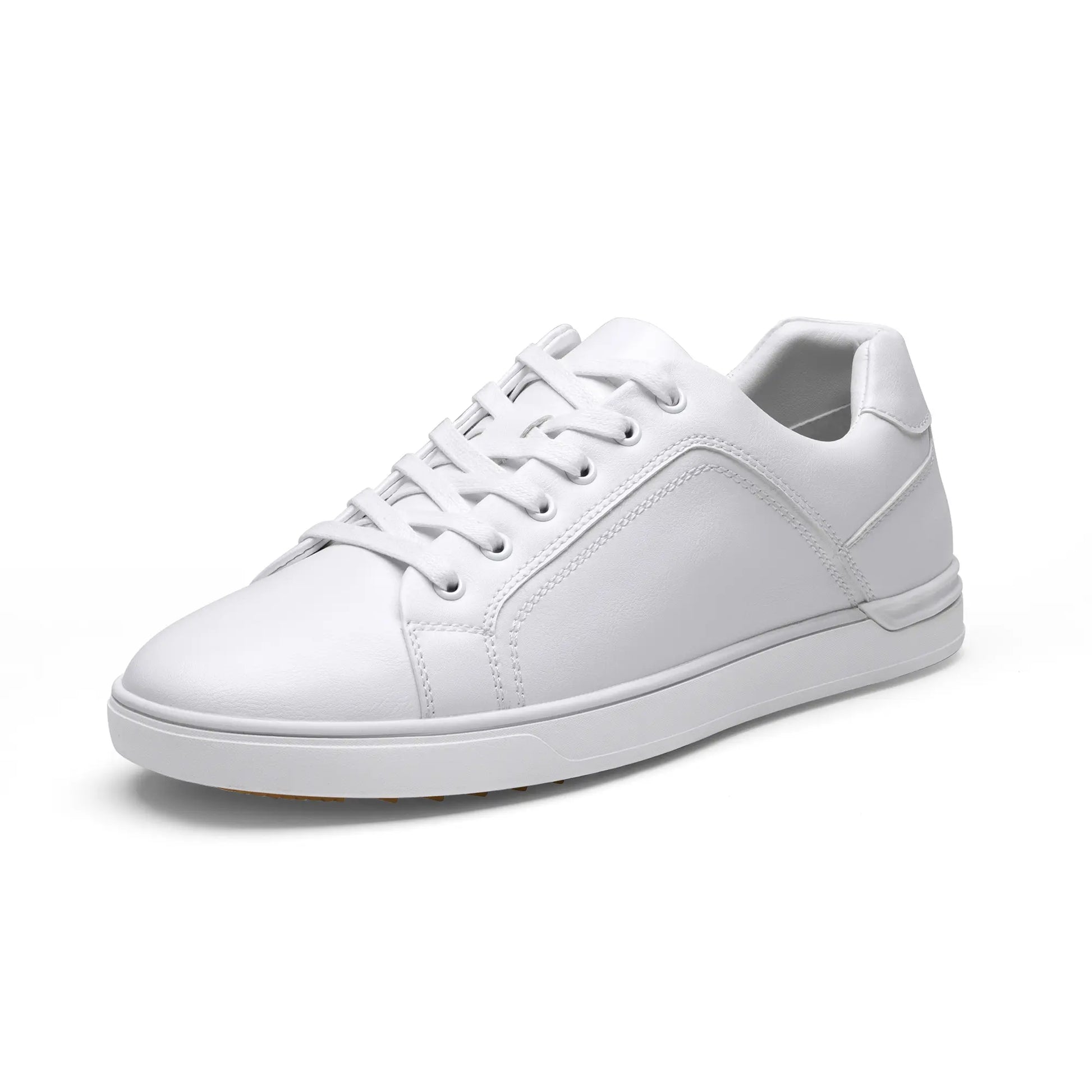 "Men's Black Lace-Up Trainers – Non-Slip, Casual Athletic