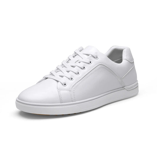 "Men's Black Lace-Up Trainers – Non-Slip, Casual Athletic