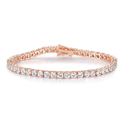 Classic Tennis Bracelet – 4mm Cubic Zirconia