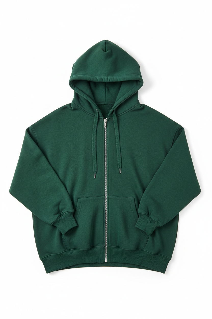 Oversized Zip-Up Hoodie