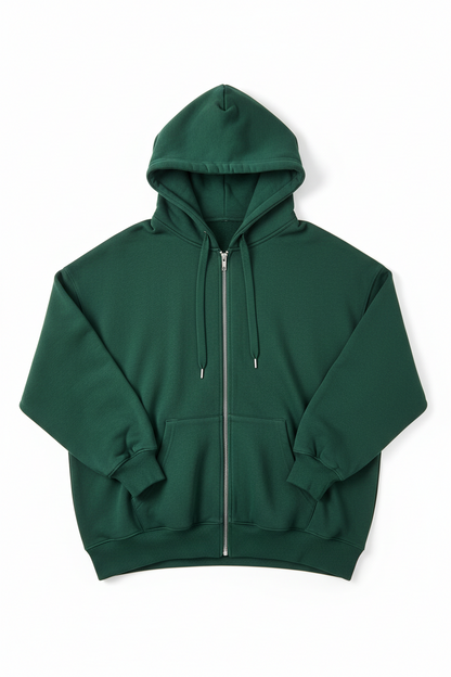 Oversized Zip-Up Hoodie