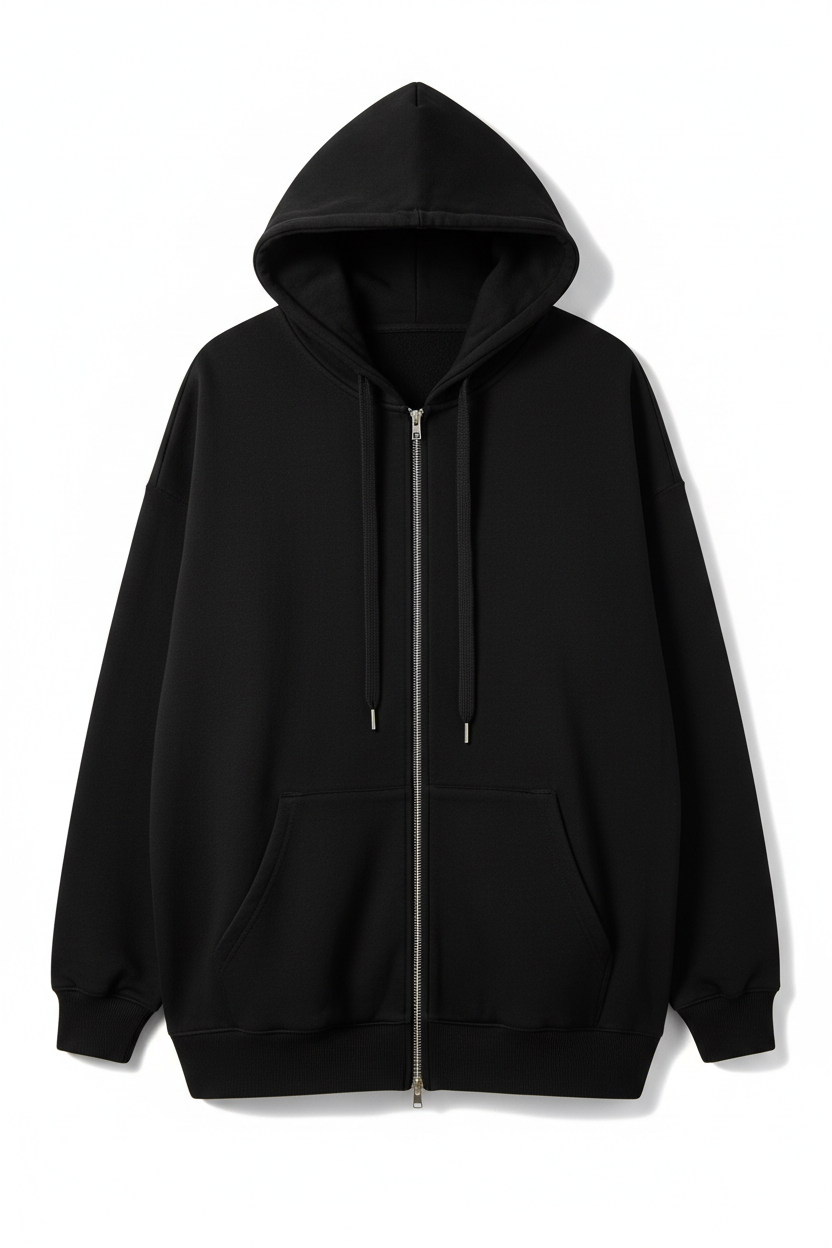 Oversized Zip-Up Hoodie